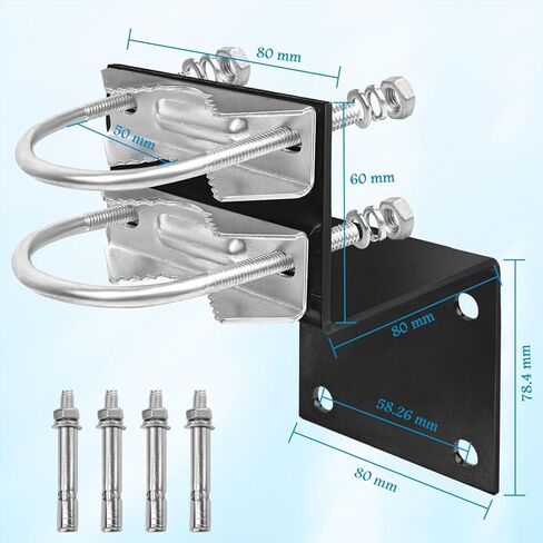 XRDS-RF هوائي تصاعد القطب 16 بوصة، الثقيلة 16 بوصة هوائي القطب العالمي الطقس برهان القطب جبل قوس للهوائي في الهواء الطلق in Kuwait