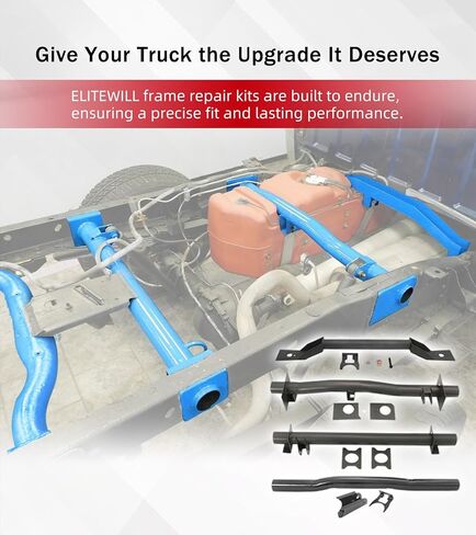 ELITEWILL Rear Fuel Tank Support Crossmember Fit for 1999-2006 Chevy Silverado GMC Sierra 1500 2500 2500HD in Saudi Arabia