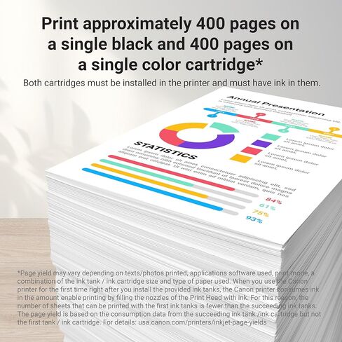 حزمة الحبر الأصلية PG-295XL/CL-286XL من Canon (خرطوشتان)، متوافقة مع TR7120، TS6520، TS4320 in Kuwait