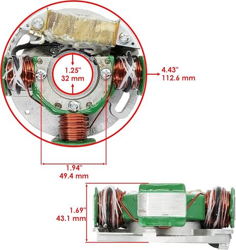 Caltric Stator Compatible with Arctic Cat Ext 550 580 580 Z 1991 1992 1993 1994 1995 1996 Snowmobile in Saudi Arabia
