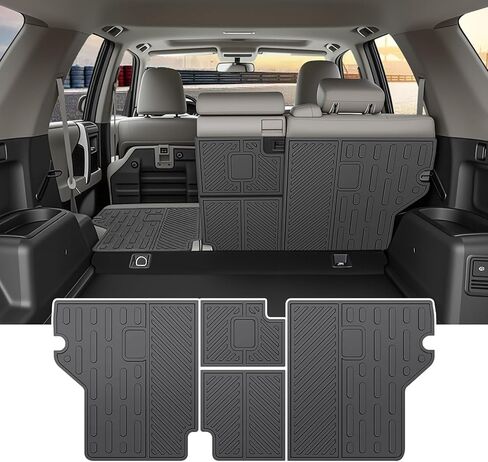 Trunk Mat for 2010-2024 Toyota 4Runner 5 Seats (W/O Sliding Tray & No 3rd Seat) Rear Cargo Mat All Weather TPE Protector Trunk Liner Accessories in Saudi Arabia