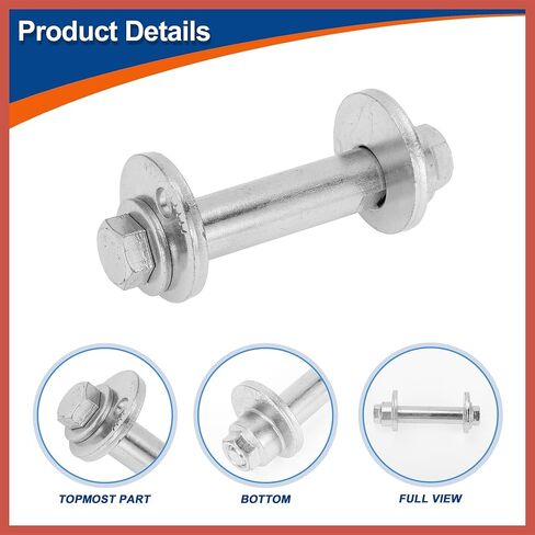 ACROPIX Camber Bolt الترباس المحاذاة الخلفية لتويوتا RAV4 2000-2005 لتويوتا ماتريكس 2002-2004 مع المكسرات كام المكيف رقم 48409-42020 in Saudi Arabia