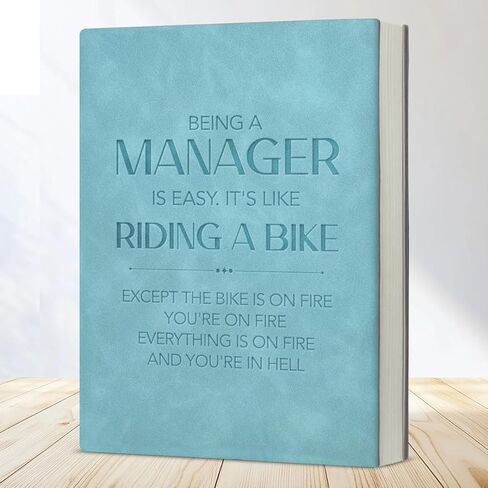 Funny Manager Gift Notebook Office Journal Appreciation Gifts for Boss Leader Supervisor-Blue in Saudi Arabia