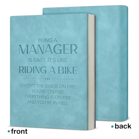 Funny Manager Gift Notebook Office Journal Appreciation Gifts for Boss Leader Supervisor-Blue in Saudi Arabia