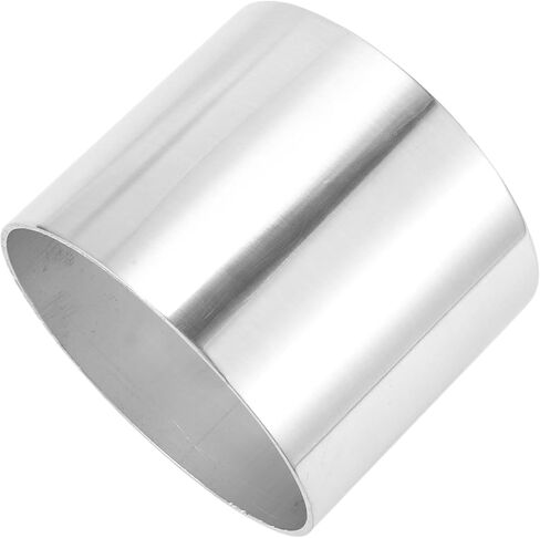 80mm/3.1"OD Straight 6061 Aluminum Alloy Tube Intercooler Surface Polishing Air Intake Connection Hose Double Flat Head 100mm 3.9"(L) 1mm 0.04"(T) in Saudi Arabia
