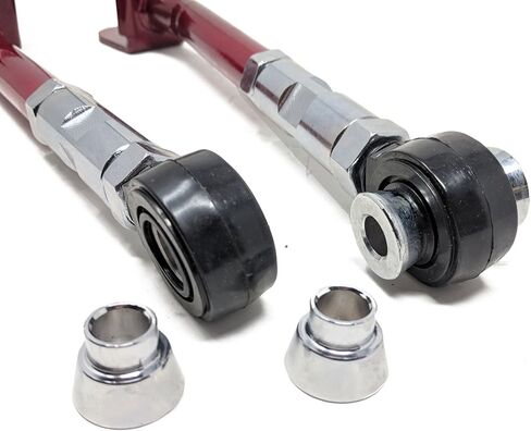 Godspeed AK-028-B Adjustable Rear Camber Arms With Spherical Bearings, Set of 2, compatible with Infiniti G35 Sedan 2003-06 / G35 Coupe 03-07 in Saudi Arabia