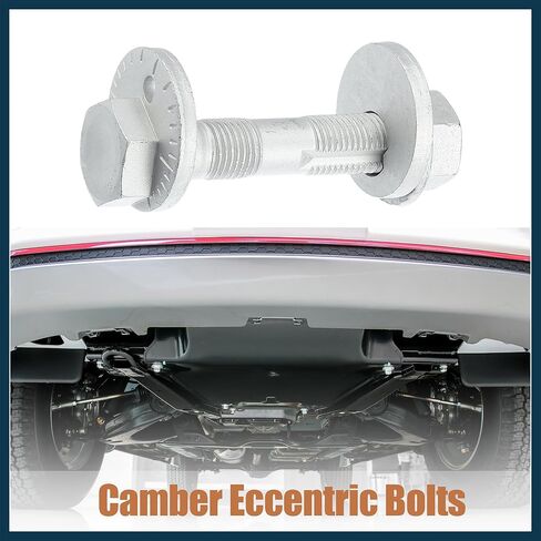 2 Set Eccentric Alignment Camber Bolt for Toyota RAV4 2010 2011 2012 2013 2014 2017 2018 No.4840942030 Suspension Control Arm Cam Adjustment Nut Kit 48409-42030 Automotive Parts in Saudi Arabia