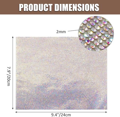 Rhinestone Sheets, Purple Bling Adhesive Sheets 9.4 x 7.9 Inch Diamond Sheets for Car Craft Decoration, DIY Rhinestone Stickers in Saudi Arabia