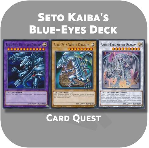 Complete Custom Deck for Yu-Gi-Oh! - Seto Kaiba's Blue-Eyes White Dragon & Eyes of Blue Deck in Saudi Arabia