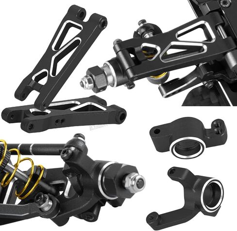 RC Upgrades Part for 1/24 1/28 Micro-B/Micro-T 2S 2WD,Suspension Arms/Caster Block/Steering Blocks/Rear Stub Axle Carriers/Mount/RC Shocks/Shock Mounts/Drive Shaft/Links/Gearboxes,Navy Blue in Saudi Arabia