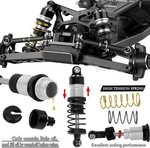 RC Upgrades Part for 1/24 1/28 Micro-B/Micro-T 2S 2WD,Suspension Arms/Caster Block/Steering Blocks/Rear Stub Axle Carriers/Mount/RC Shocks/Shock Mounts/Drive Shaft/Links/Gearboxes,Navy Blue in Saudi Arabia