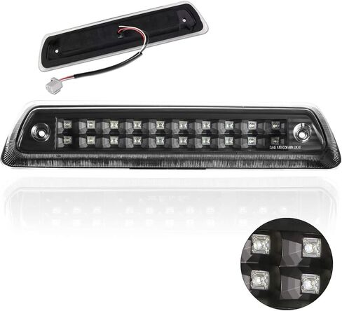 LED 3rd Third Brake Light Cargo Light High Mount Stop Light Compatible with Ford F-150 09-14,Chrome Housing/Clear Lens in Saudi Arabia