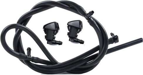 Windshield Washer Nozzles Kit, Replacement for Chrysler, Dodge, Jeep, Ram - OTUAYAUTO Washer Jet and Fluid Hose with Connector in Saudi Arabia