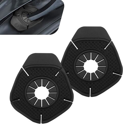 2 PCS Car Wiper Arm Hole Protection Pad, Anti-blocking & Anti-freezing Wiper Arm Dust Cover, Window Scraper Hole Protection Device, Universal for Most Cars, SUVs, Trucks (Black) in Saudi Arabia