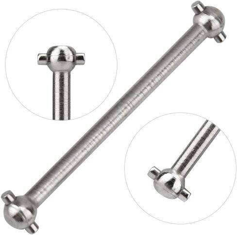 Keenso 4PCS RC Rd Accessory, High Strngth Metal Dog Bone Drive Shaft for 1/18 RC Car Parts in Saudi Arabia