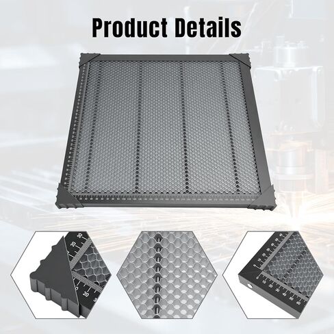 Honeycomb Laser Bed 400x400mm for Desktop Laser Engraver, Durable and Efficient Longer Laser Engraver Accessories, Compatible Laser Engraver Accessories in Saudi Arabia