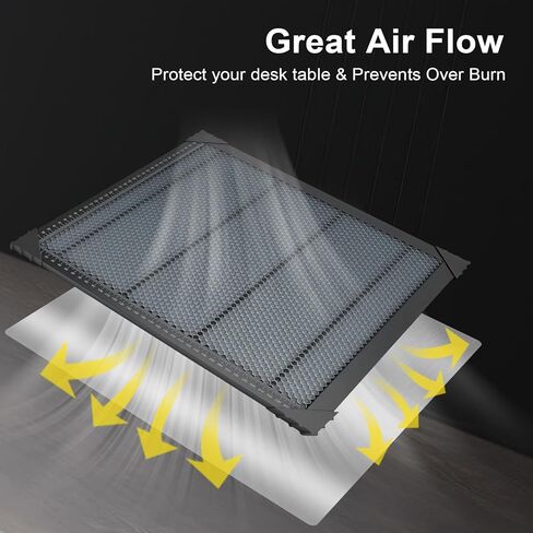 Honeycomb Laser Bed 400x400mm for Desktop Laser Engraver, Durable and Efficient Longer Laser Engraver Accessories, Compatible Laser Engraver Accessories in Saudi Arabia