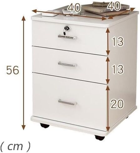 Office Storage File Cabinet Low Cabinet with Drawer File Cabinet File Storage Cabinet Simple Locking Mobile Office File Cabinet Filing Cabinet for Legal,Black,One Size in Saudi Arabia