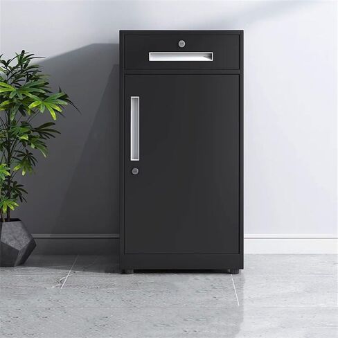 Filing Cabinet Steel Office Storage Cabinet 85Cm Height Large Capacity Home Storage Cabinet File Cabinet with Drawers File Storage Cabinets,Black,One Size in Saudi Arabia