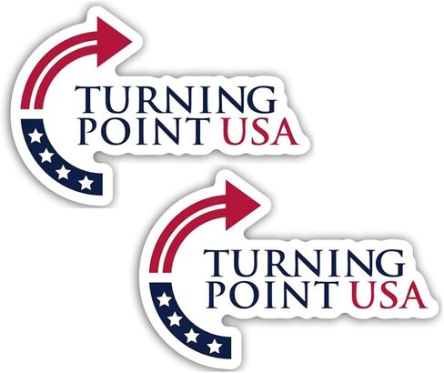 ملصق مغناطيسي للسيارة من Turning Point USA Charlie Kirk (عبوة من قطعتين) مغناطيس ممتص للصدمات لثلاجة الشاحنة in Saudi Arabia