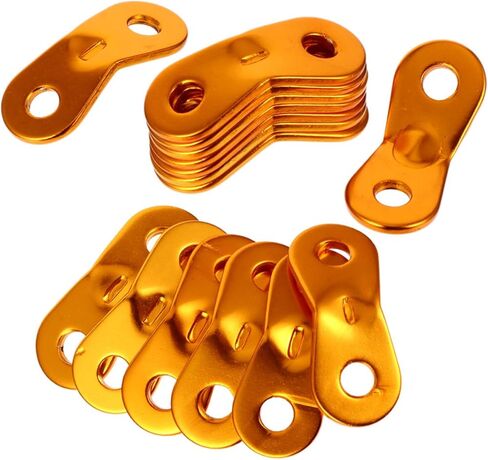 40Pcs Wind Rope Buckles Tent Rope Adjusters Heavy Duty Outdoor Camping Hiking Line Tighteners Portable Cord Fasteners for Backpacking in Kuwait