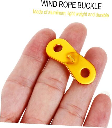 40Pcs Wind Rope Buckles Tent Rope Adjusters Heavy Duty Outdoor Camping Hiking Line Tighteners Portable Cord Fasteners for Backpacking in Kuwait