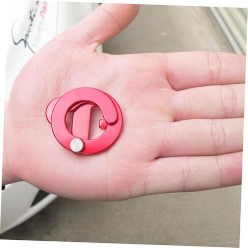 Toyvian 4 PCS Aluminum Alloy Guyline Cord Adjuster Red Compact Tent Rope Tensioner and Hanger Hook for Camping Hiking Backpacking Outdoor Activities Easy Rope and Secure Cord Locking in Saudi Arabia