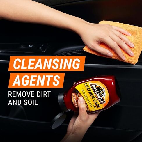 Armor All Car Leather Cleaner Spray, Beeswax Leather Care Spray for Cars, Trucks, Motorcycles, 16 Oz Each in Saudi Arabia