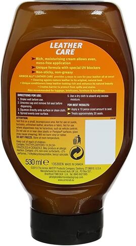 Armor All Car Leather Cleaner Spray, Beeswax Leather Care Spray for Cars, Trucks, Motorcycles, 16 Oz Each in Saudi Arabia