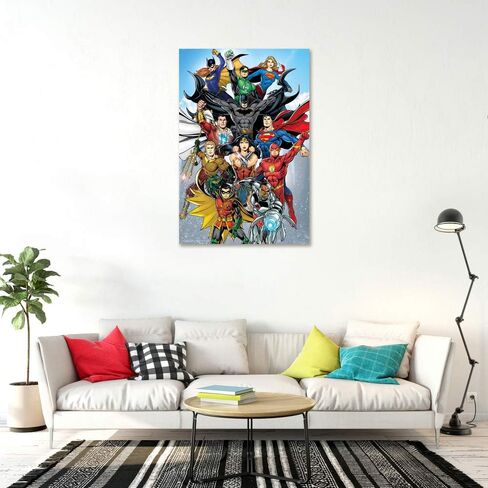 POSTER STOP ONLINE Justice League of America - JLA - DC Comics Poster (Rebirth - The Heroes) (Size 24 x 36) in Saudi Arabia