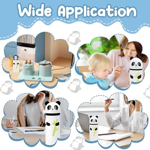 Cute Pencil Case, 2-in-1 Soft Silicone Stand-Up Organizer for School & Office Supplies in Saudi Arabia