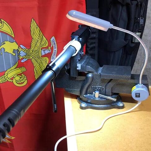 إضاءة LED لآلة الخياطة (30 مصباح LED) بقدرة 6 وات متعددة الوظائف ومصباح عمل بذراع معقوفة مرن مع قاعدة تثبيت مغناطيسية لضغط مخرطة طاولة العمل، قطعتان in Kuwait