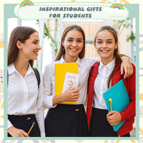 Colarr 64 Pcs Back to School Gifts for Students from Teacher Inspirational Notepad and Pen Gift Set Bulk Motivational Pocket Mini Notebooks Cute Cartoon Animal Pens Camp Stationery for Girls Boys in Saudi Arabia