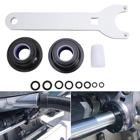 VBESTLIFE Seal Kit for Seastar Hydraulic Steering Cylinder Seal Kit with Pin Wrench, Replacement for HS5157 HC5340 HC5341 HC5342, Rubber Material in Saudi Arabia
