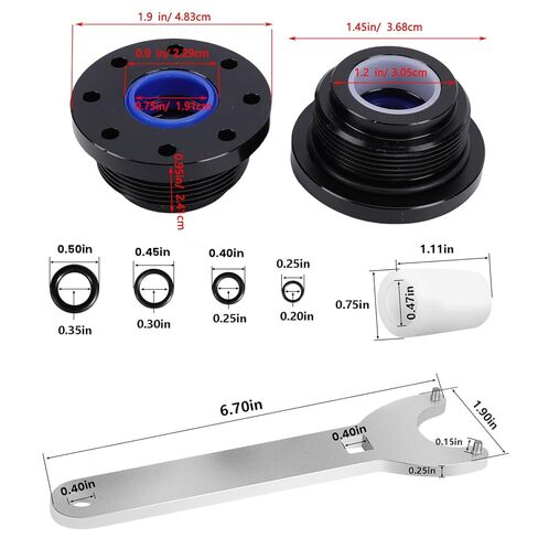 VBESTLIFE Seal Kit for Seastar Hydraulic Steering Cylinder Seal Kit with Pin Wrench, Replacement for HS5157 HC5340 HC5341 HC5342, Rubber Material in Saudi Arabia