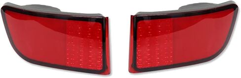 Car Rear Bumper Reflector Tail Brake Light Cover Shells Compatible With Toyota 4Runner 2003-2005/ Toyota Land Cruiser Prado 120 2002-2009(Smoked Lens) in Saudi Arabia