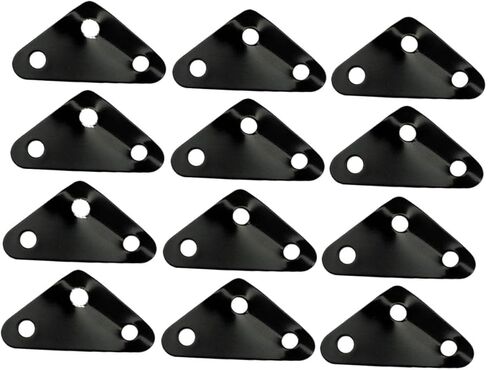 PRETYZOOM 12pcs Black Aluminum Alloy Tent Rope Adjusters Windproof Cord Buckles for Camping Hiking Backpacking Outdoor Activities in Saudi Arabia