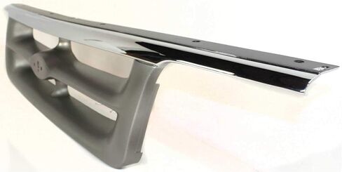 Garage-Pro Grille Compatible with 1995-1997 Ford Ranger Chrome Shell/Painted Silver Gray Insert XLT Model Styleside in Saudi Arabia