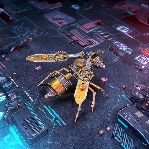3D Dragonfly Metal Puzzles Insect Model Bug Mechanical Steampunk Sculpture Craft Kits for Adults Gifts for Birthday Funny Christmas(Mechanical Dragonfly D) in Saudi Arabia