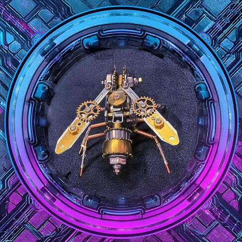 3D Dragonfly Metal Puzzles Insect Model Bug Mechanical Steampunk Sculpture Craft Kits for Adults Gifts for Birthday Funny Christmas(Mechanical Dragonfly D) in Saudi Arabia