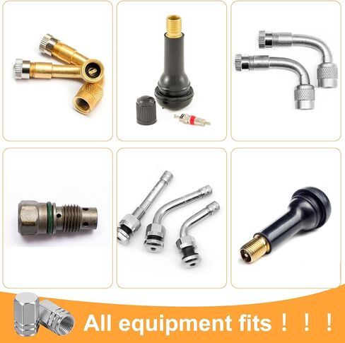 50 قطعة من أغطية جذع صمام الإطارات، أغطية جذع صمام الكروم، غطاء صمام الإطارات المعدني، أغطية صمامات عجلة مقاومة للماء بتصميم سداسي، سبائك ألومنيوم مقاومة للتسرب للسيارات وسيارات الدفع الرباعي والشاحنات والدراجات النارية (فضي) in Kuwait