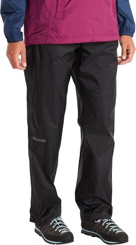 Marmot Women's PreCip Lightweight Waterproof Full-Zip Pant, Jet Black, X-Large in Saudi Arabia