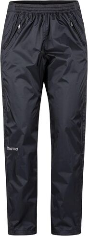 Marmot Women's PreCip Lightweight Waterproof Full-Zip Pant, Jet Black, X-Large in Saudi Arabia