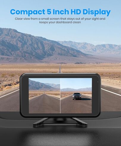 AUTO-VOX CS-2 Wireless Backup Camera, Stable Digital Signal Rear View Camera&4.3'' Monitor, Back Up Camera System Wireless for Car, Trucks, RV, Trailer, Camper,Van in Kuwait
