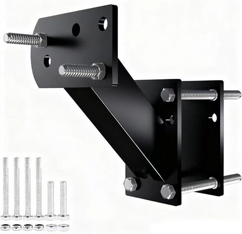 AUTODUNK Spare Tire Mount Bracket for Trailer, 120LBS Weight Capacity, Fits Most 4 & 5 Lugs Wheels on 3.94″, 4″, 4.25″ and 4.72″ Bolt Patterns in Kuwait