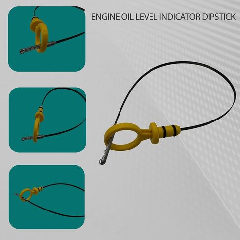 1pc Yellow Replacement Engine Oil Dipstick Level Dip Stick for Chevrolet Cruze 4 Cyl 1.4L 2011-2015 OE 55574244 918-664 918664 Indicator Dipstick for Buick Encore 4 Cyl 1.4L 2013-2015 in Kuwait