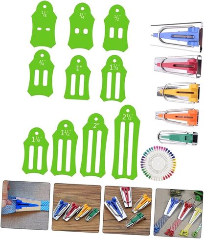 DIYEAH 1set Fabric Sewing Maker Set Bias Tape Makers Tool Quilting Tools for DIY Crafts in Saudi Arabia