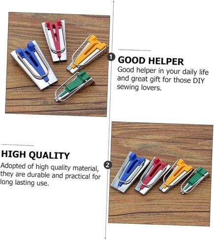 DIYEAH 1set Fabric Sewing Maker Set Bias Tape Makers Tool Quilting Tools for DIY Crafts in Saudi Arabia