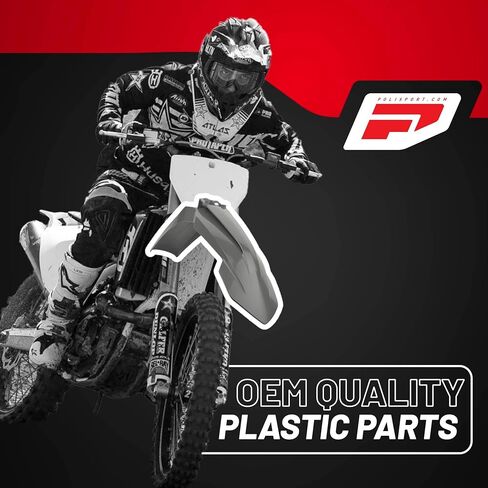 Polisport Motocross (MX) طقم بلاستيكي طبق الأصل لـ KTM SX85 (2016-2024) - جودة OEM، متينة ومرنة ومثالية - رمادي ناردو in Kuwait