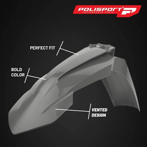 Polisport Motocross (MX) طقم بلاستيكي طبق الأصل لـ KTM SX85 (2016-2024) - جودة OEM، متينة ومرنة ومثالية - رمادي ناردو in Kuwait